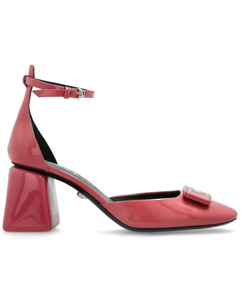 Versace Pumps aus Leder 70mm - Rosa Rosa
