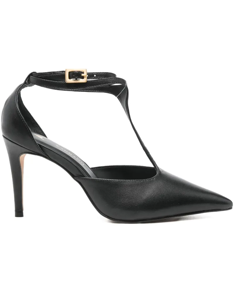 CARRANO Pumps mit Knöchelriemen 85mm - Schwarz Schwarz