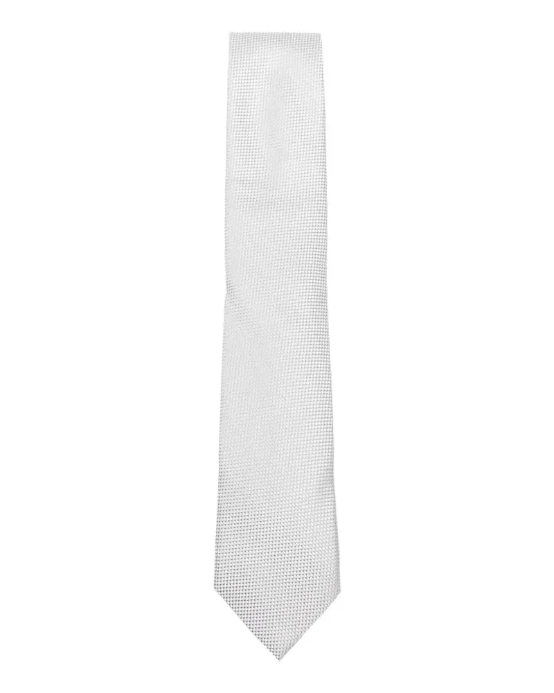 Ermenegildo Zegna silk tie - Grau Grau