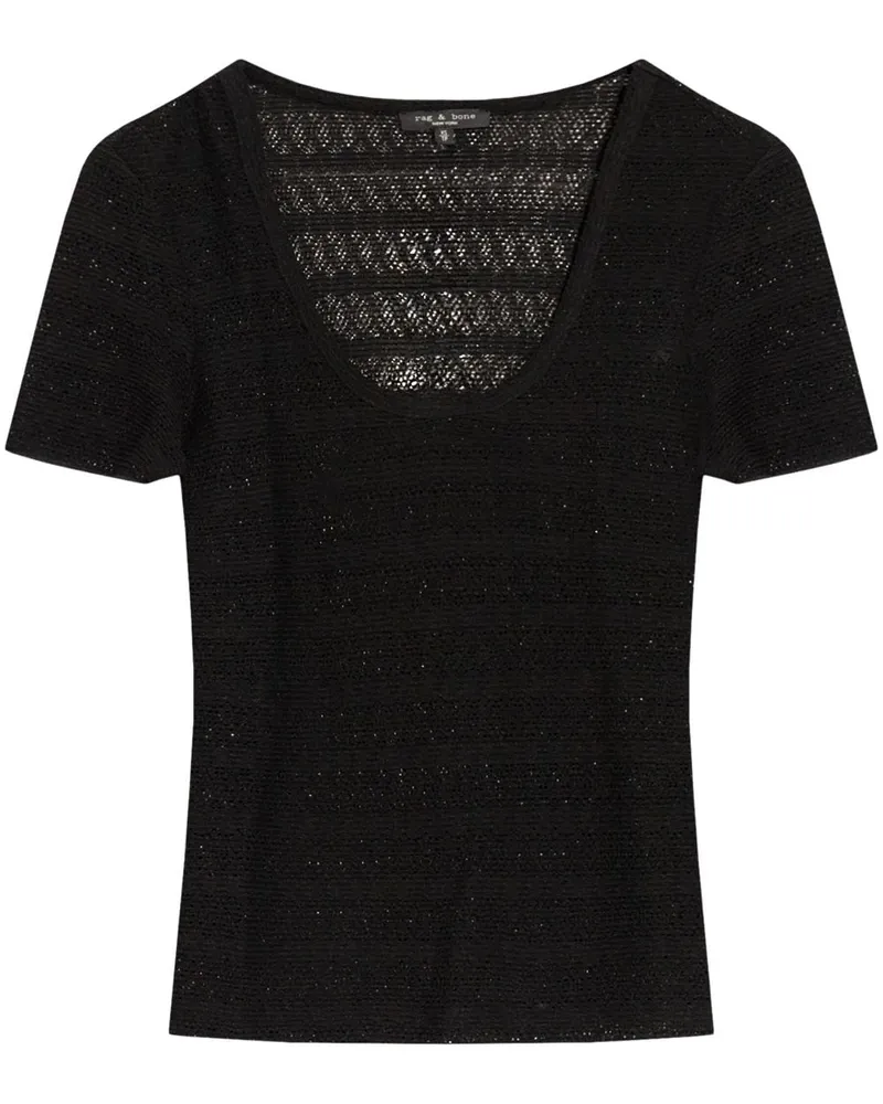 Rag & Bone Julia T-Shirt Schwarz