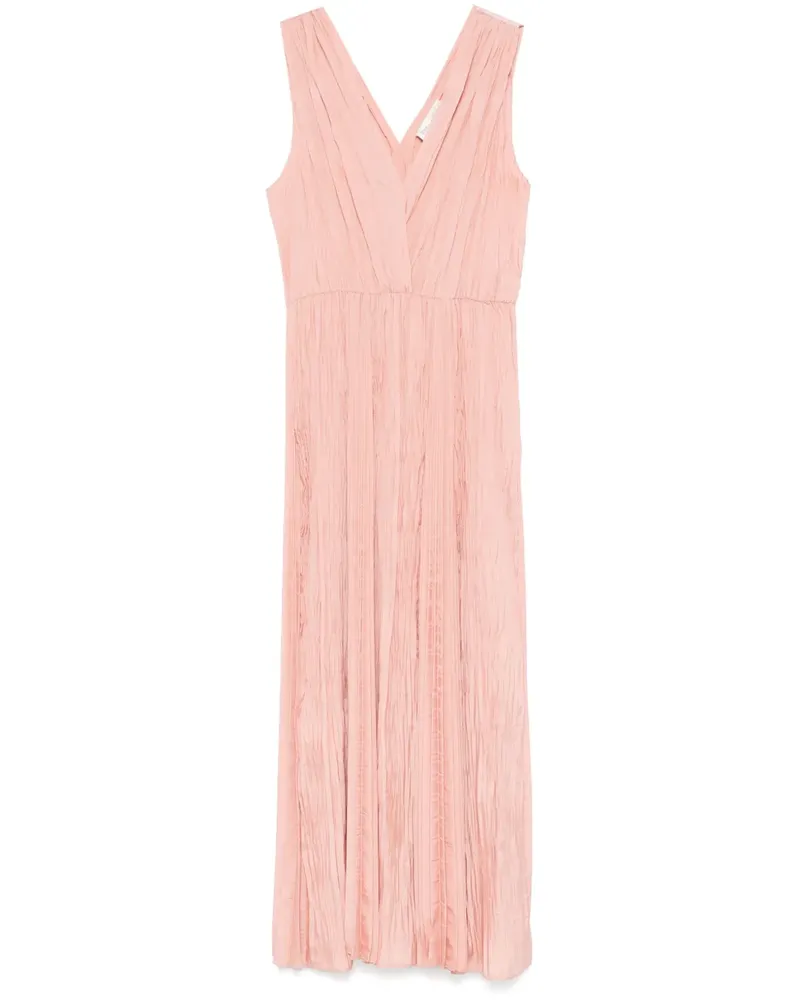 forte_forte Midikleid mit Falten - Rosa Rosa