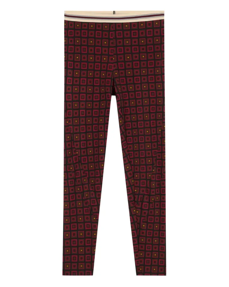 Pierre-Louis Mascia SPIDERMAN Leggings mit geometrischem Muster - Rot Rot