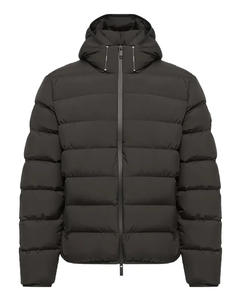 Moncler Arajoki hooded quilted jacket - Schwarz Schwarz