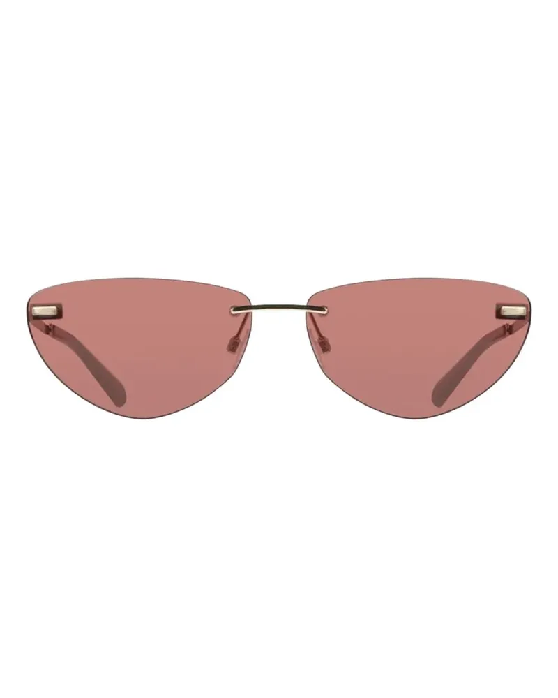 Calvin Klein rimless cat-eye sunglasses - Rosa Rosa