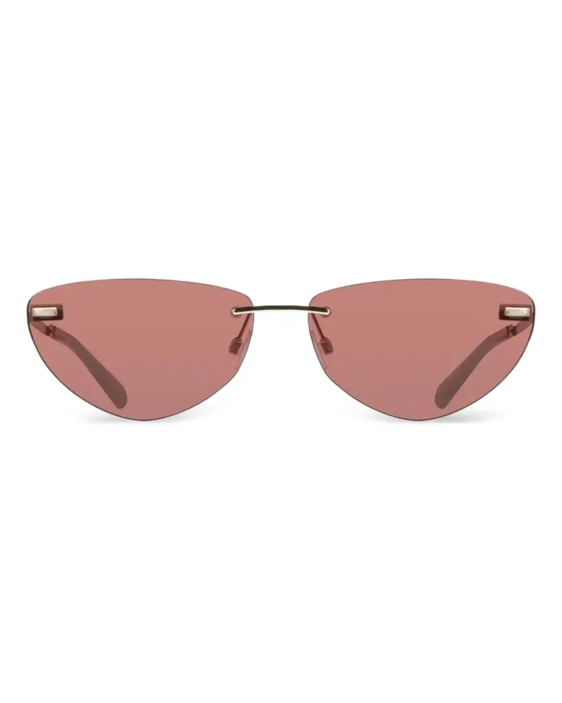 Calvin Klein rimless cat-eye sunglasses - Rosa Rosa