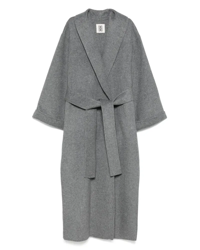 By Malene Birger Klassischer Wollmantel - Grau Grau