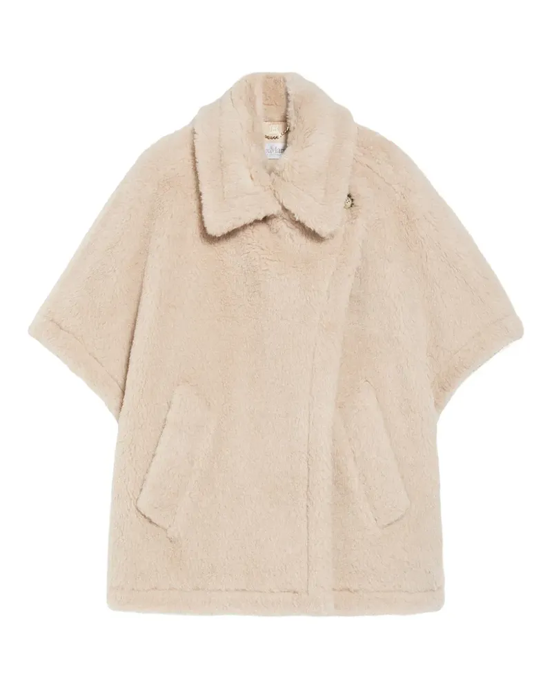 Max Mara Kurzärmelige Teddy Jacke - Nude Nude