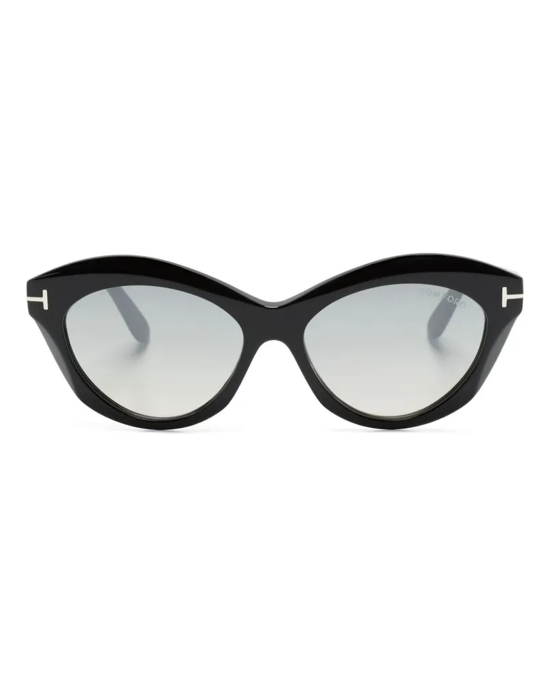 Tom Ford Toni Cat-Eye-Sonnenbrille - Schwarz Schwarz