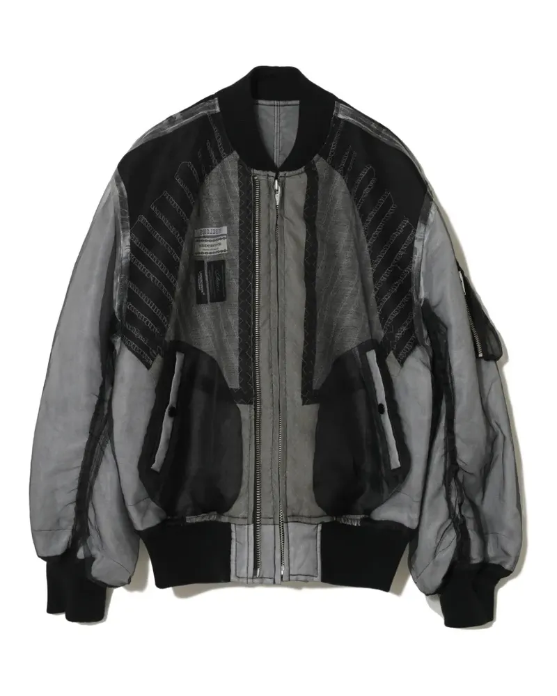 Undercover Jacke im Patchwork-Look - Grau Grau