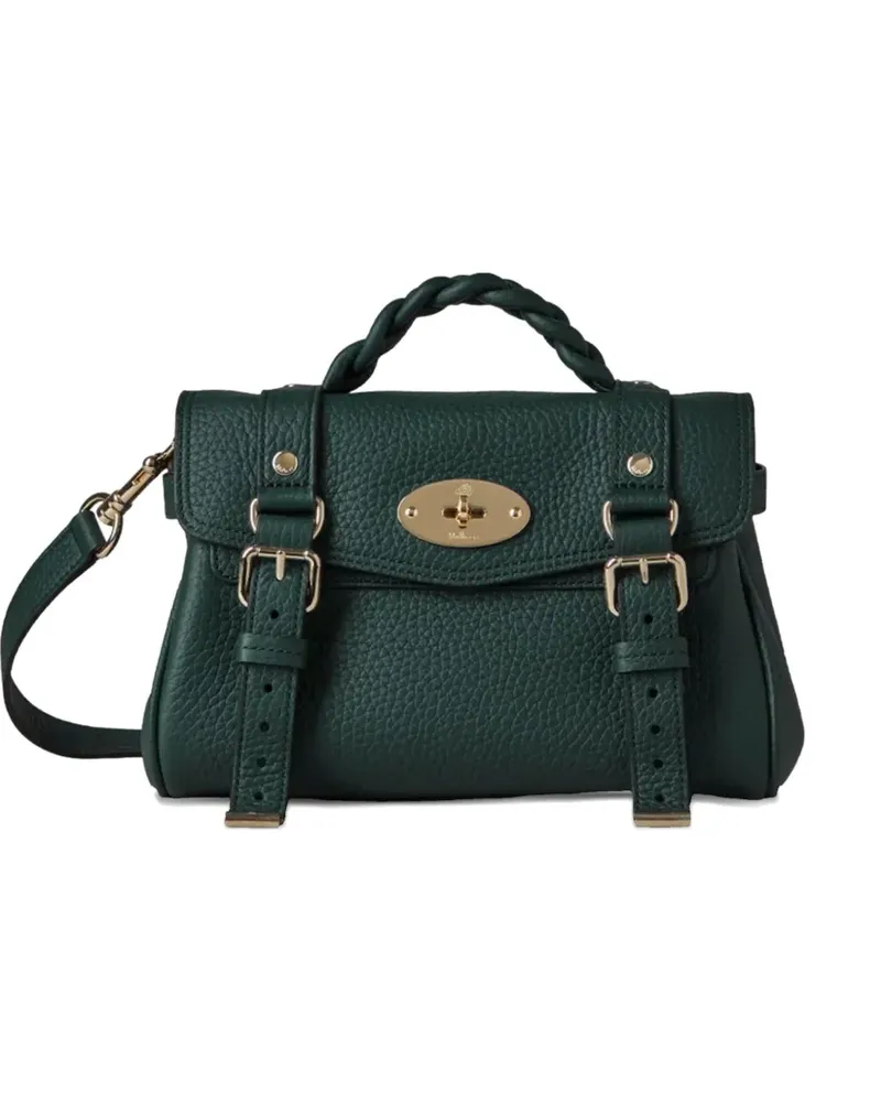 Mulberry Mini Alexa Satchel-Tasche mit Flechthenkel - Grün Grün