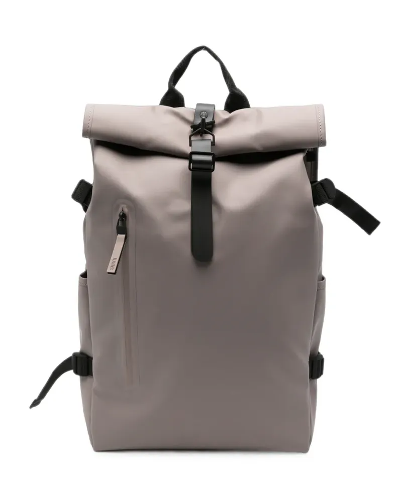 RAINS roll-top backpack - Nude Nude