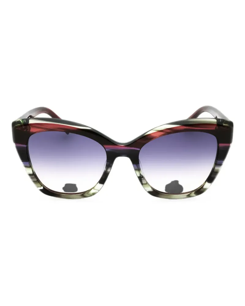 Missoni cat-eye striped sunglasses - Rot Rot