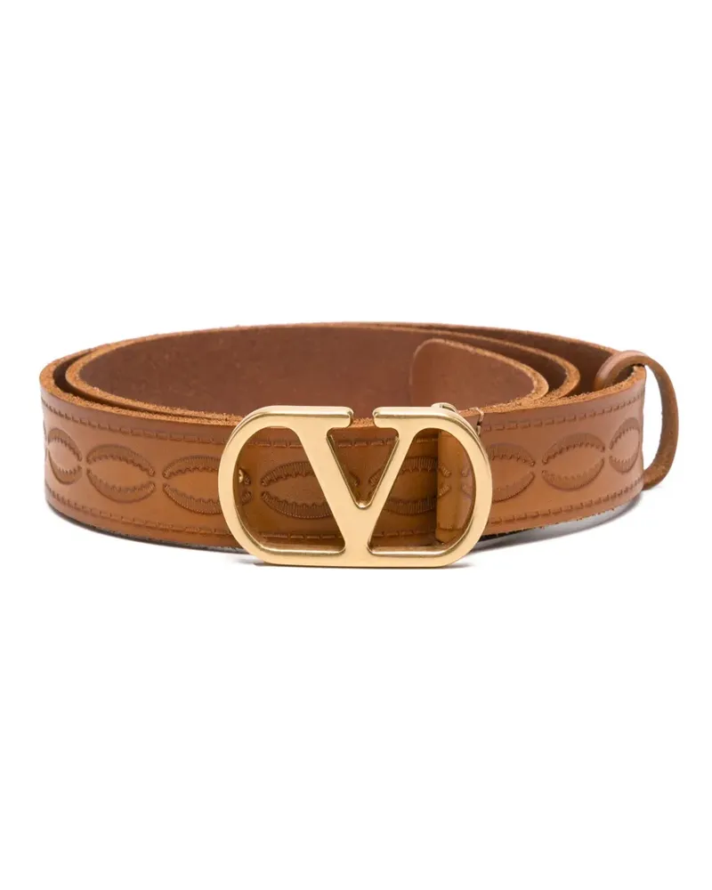 Valentino Garavani VLogo Signature Gürtel - Braun Braun