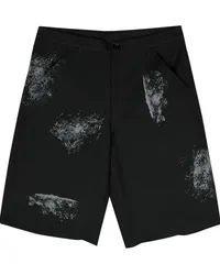 Comme des Garçons Shorts mit Malerei-Print Schwarz