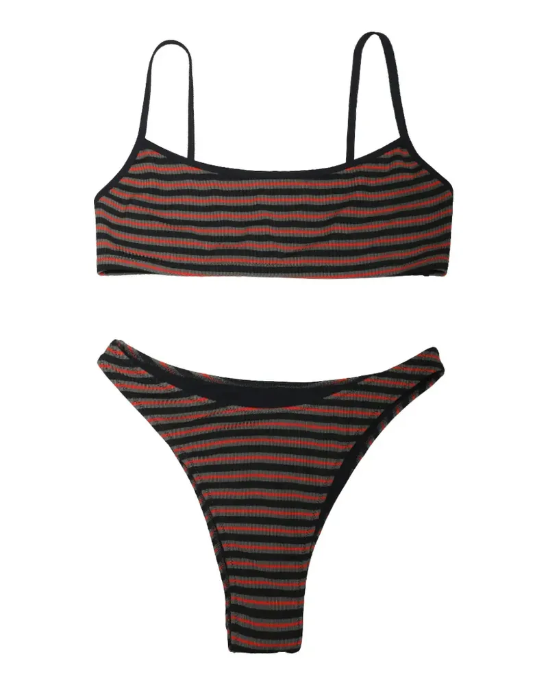 LIDO Undici striped bikini - Schwarz Schwarz