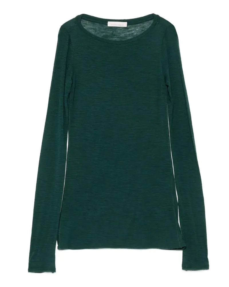 Liviana Conti Klassisches Langarmshirt - Grün Grün