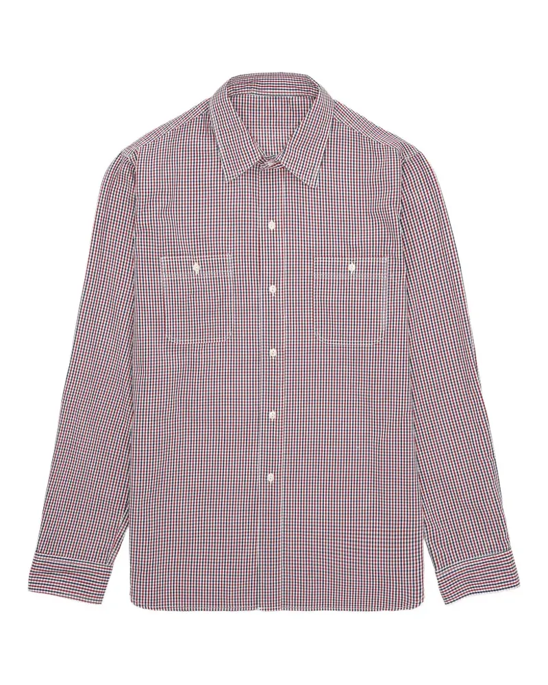 Fortela Work plaid patch-pocket shirt - Rot Rot