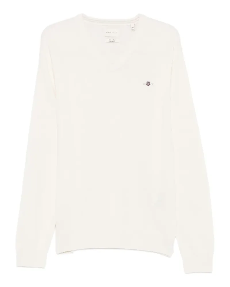 Gant Pullover mit V-Ausschnitt - Nude Nude