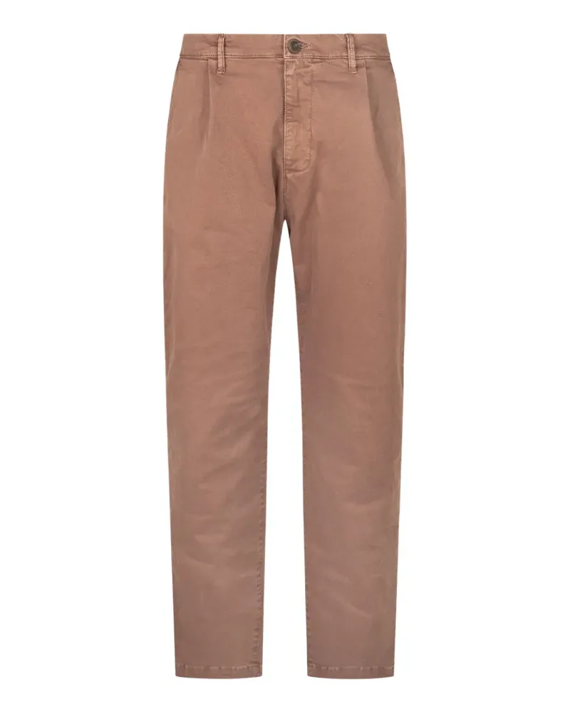 THE.NIM pleated chino trousers - Braun Braun