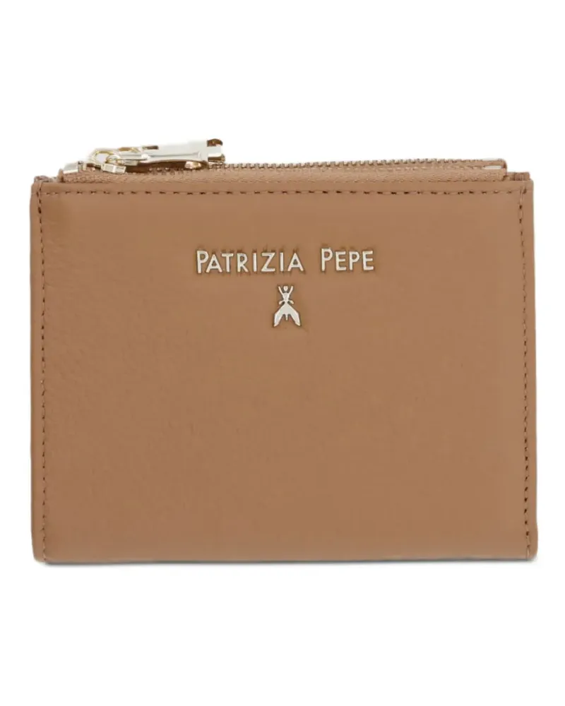 Patrizia Pepe Portemonnaie mit Logo-Schild - Nude Nude