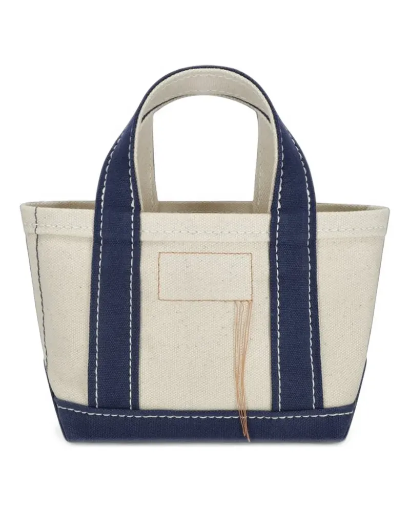 Fortela Mini Aly Tote Bag aus Canvas - Weiß Weiß