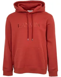 Lanvin Bestickter Hoodie Rot