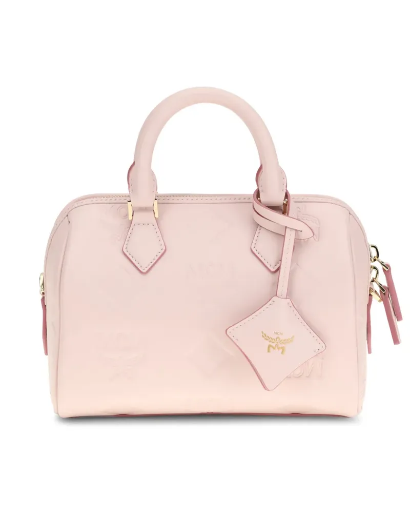 MCM small Ella Boston tote bag - Rosa Rosa