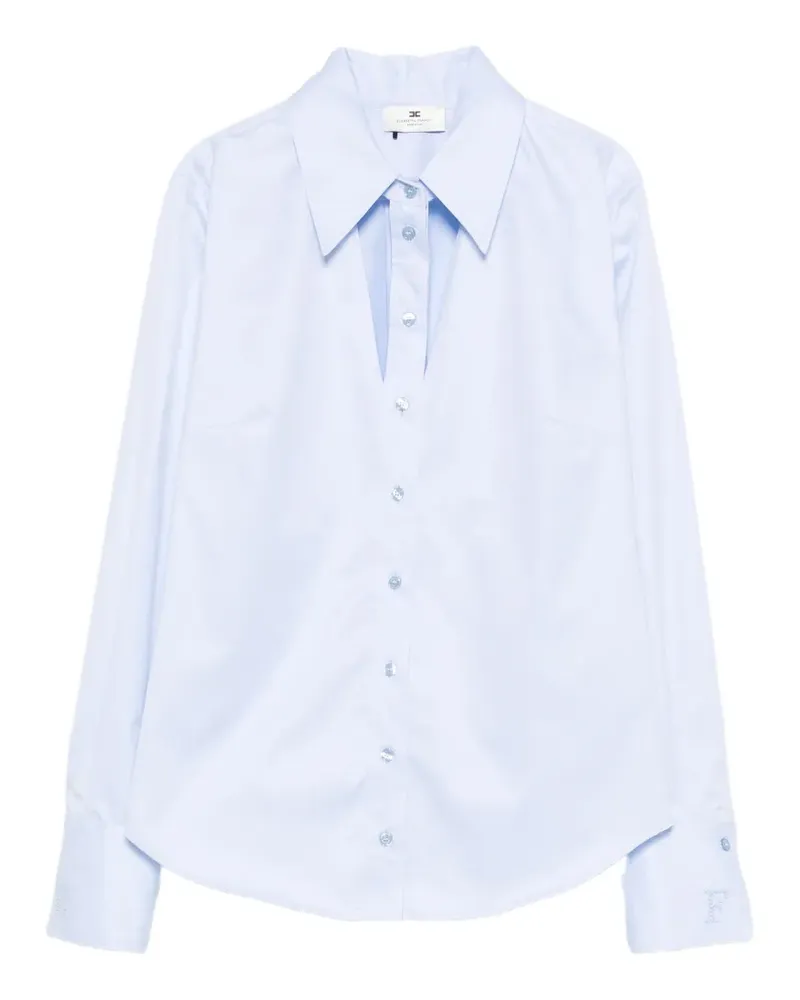 Elisabetta Franchi cut-out shirt - Blau Blau