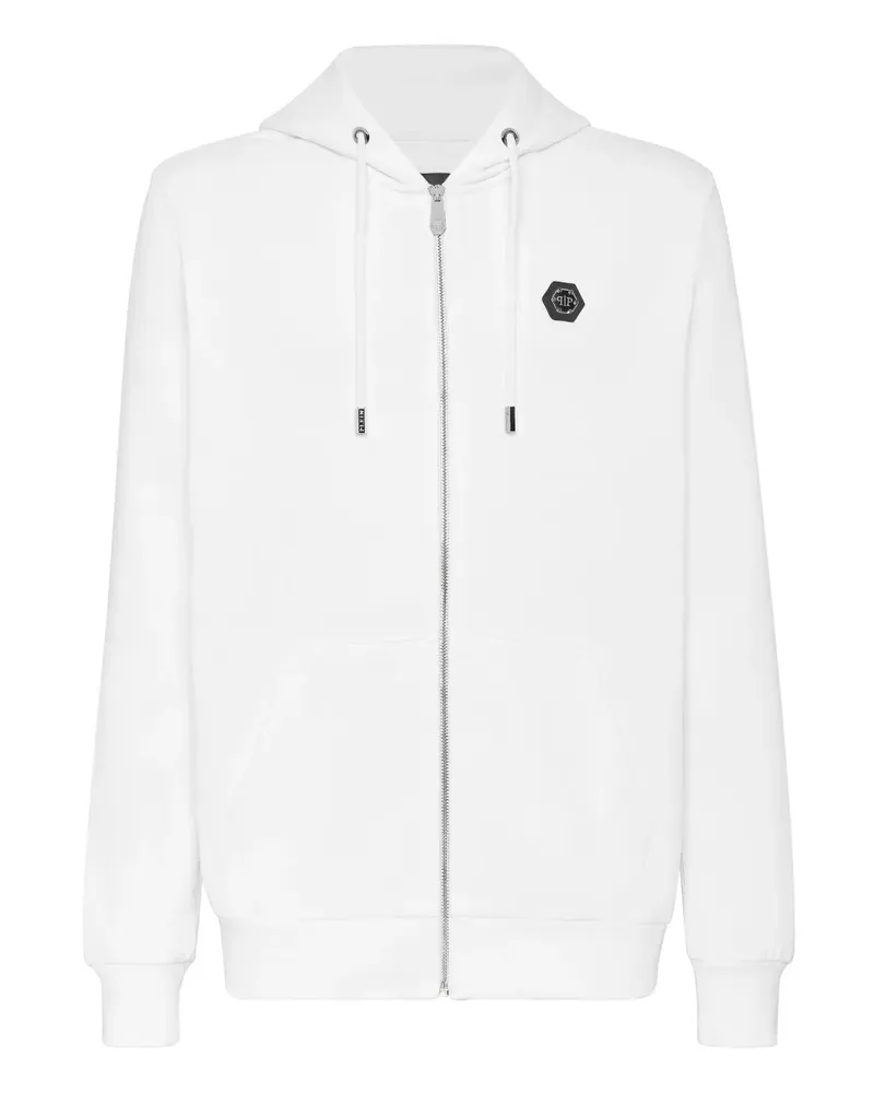 Philipp Plein Plein™ Kapuzenjacke - Weiß Weiß