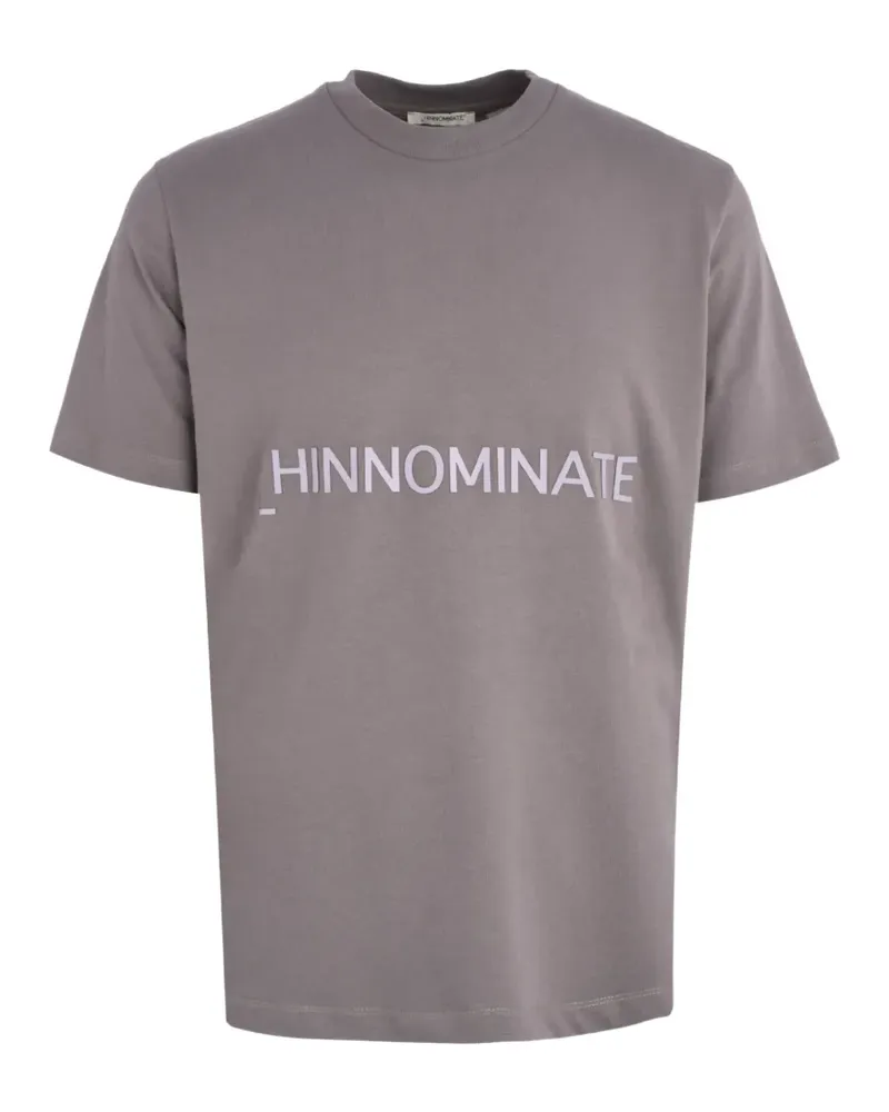 HINNOMINATE T-Shirt mit Logo-Detail - Grau Grau