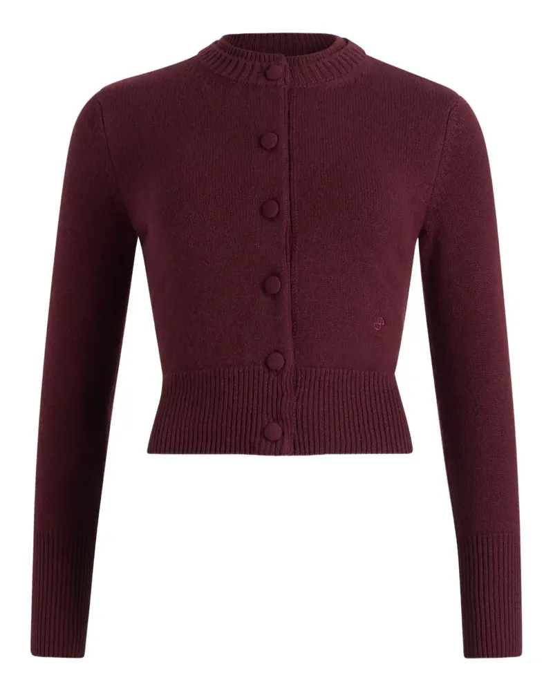 Patou Cardigan mit doppeltem Kragen - Rot Rot