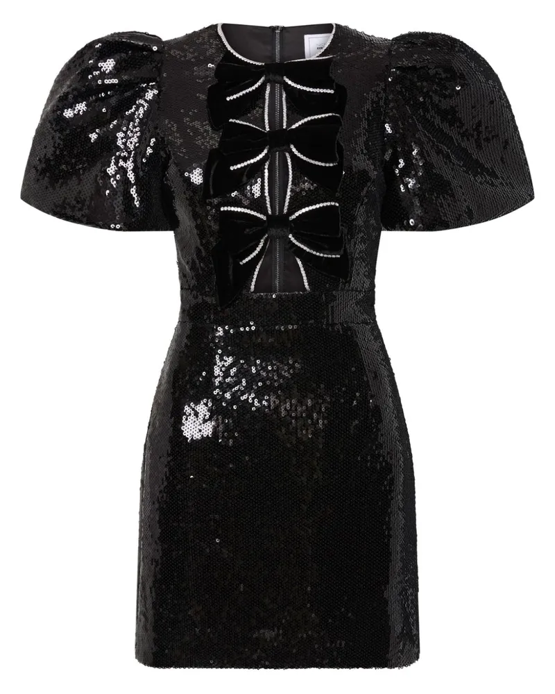 Rebecca Vallance x Nicky Hilton Lena Minikleid - Schwarz Schwarz