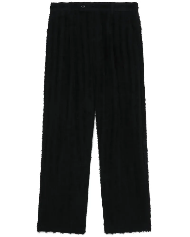 Junya Watanabe Baggy-Hose mit weitem Bein - Schwarz Schwarz