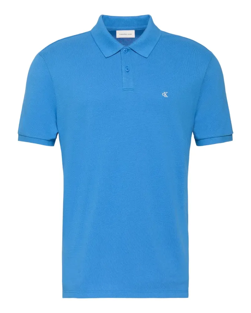 Calvin Klein Klassisches Poloshirt - Blau Blau