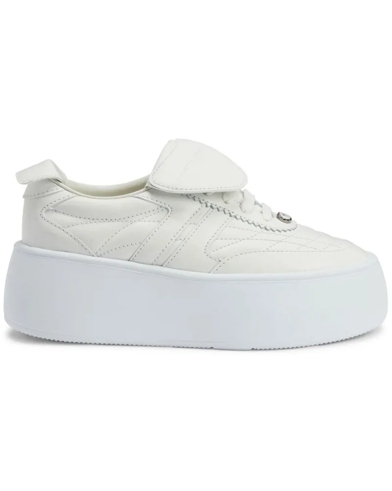 Giuseppe Zanotti GZ League Maxi Plateau-Sneakers - Weiß Weiß