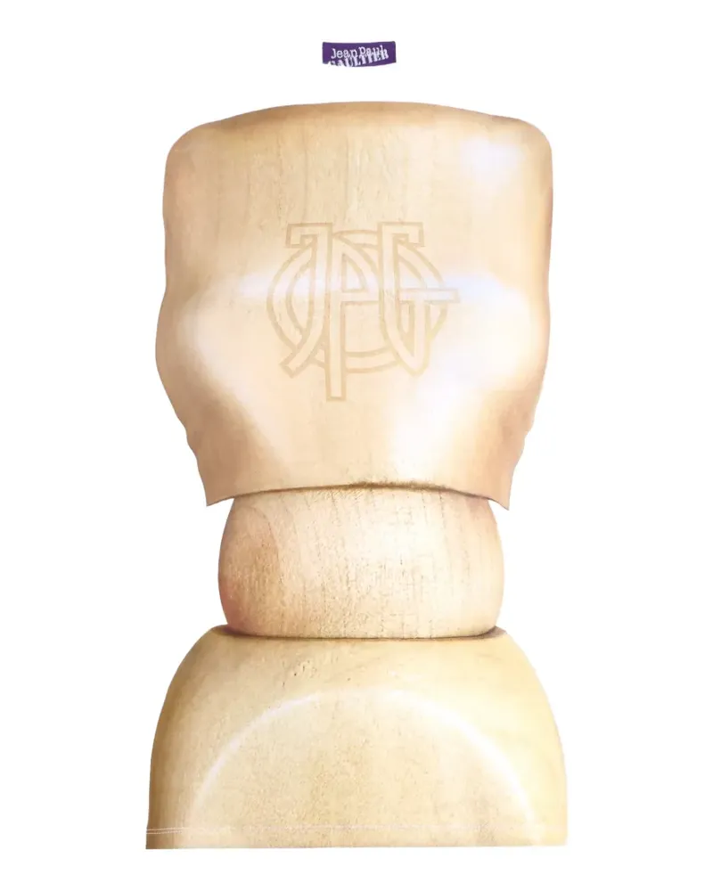 Jean Paul Gaultier Tanktop mit Wood Body-Print - Weiß Weiß