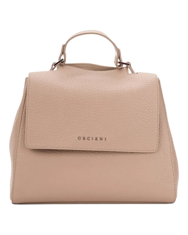 Orciani Sveva flap tote bag - Nude Nude