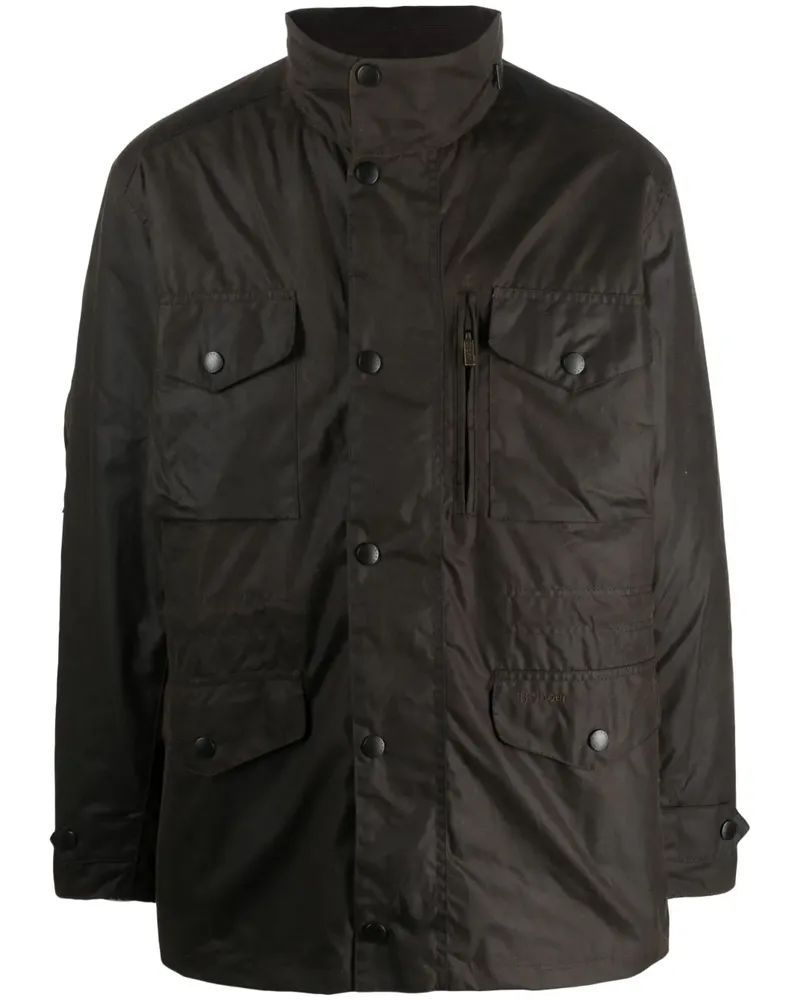 Barbour Gewachster Sapper Mantel - Grün Grün