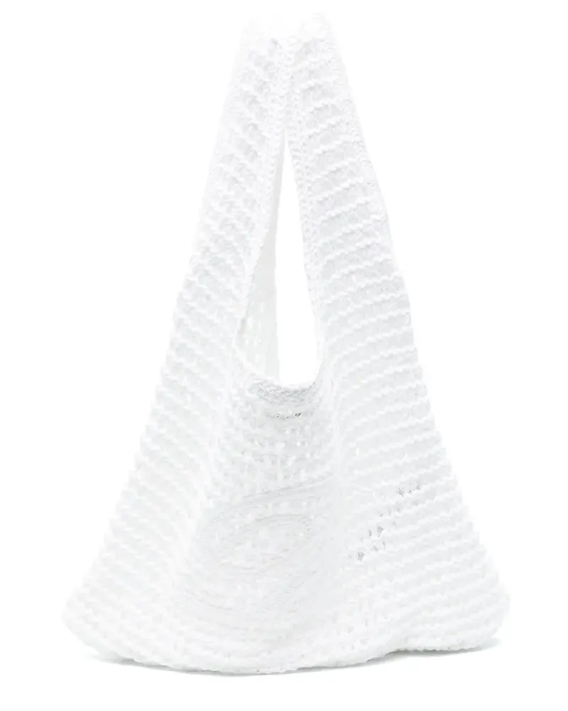 Blumarine Shopper mit Logo-Stickerei - Weiß Weiß