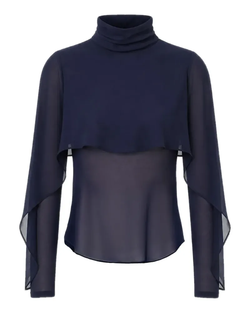 NICHOLAS Bluse im Layering-Look - Blau Blau