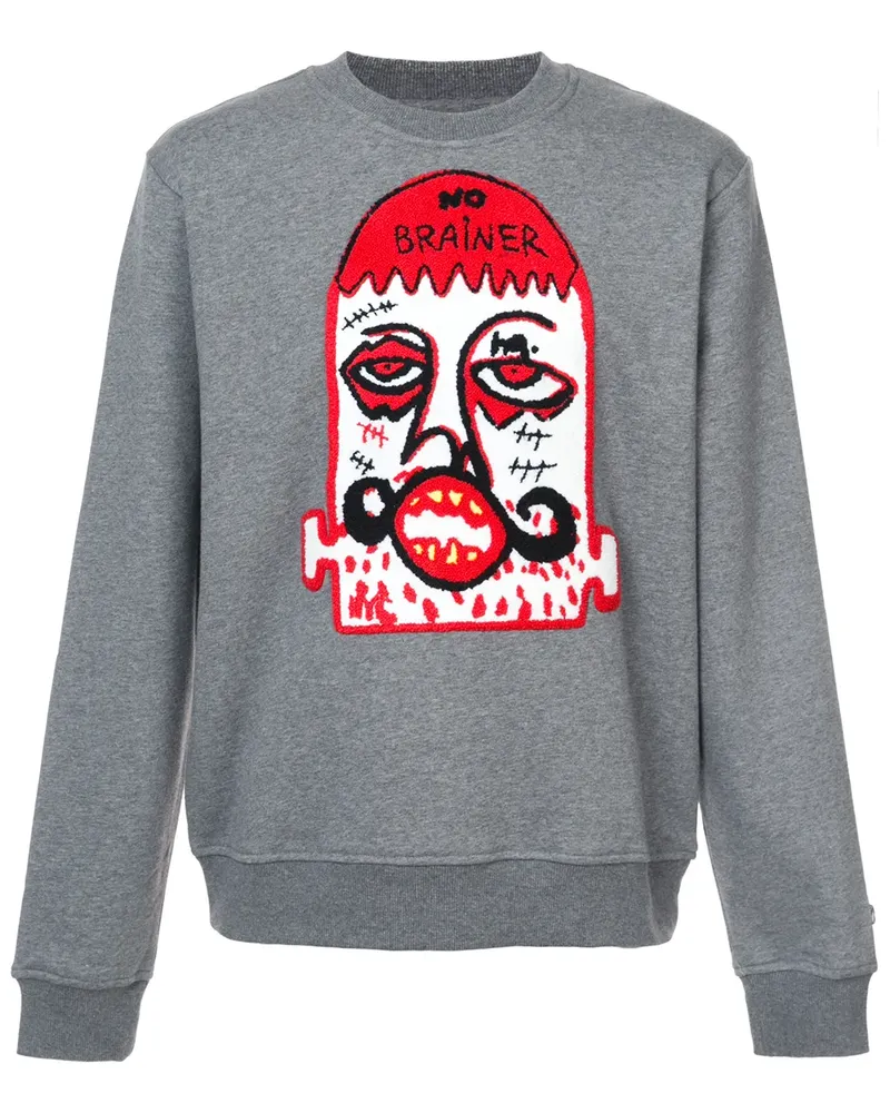 Haculla No Brainer' Sweatshirt mit Rundhalsausschnitt - Grau Grau