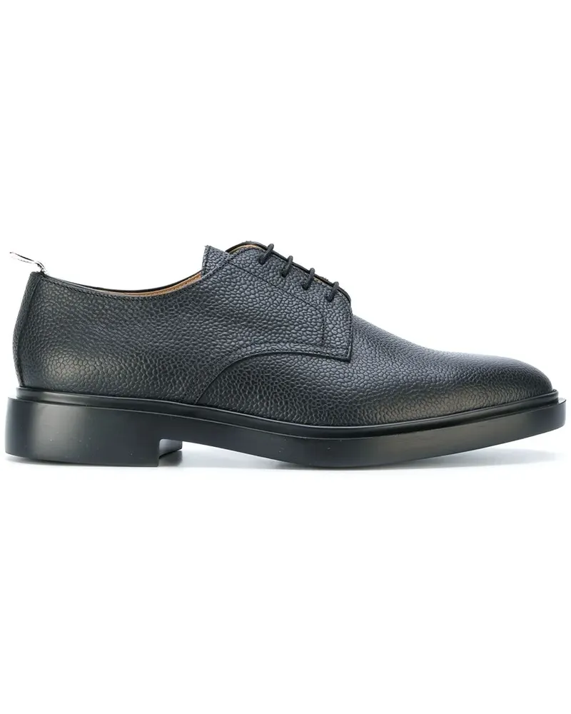 Thom Browne Strukturierte Derby-Schuhe - Schwarz Schwarz