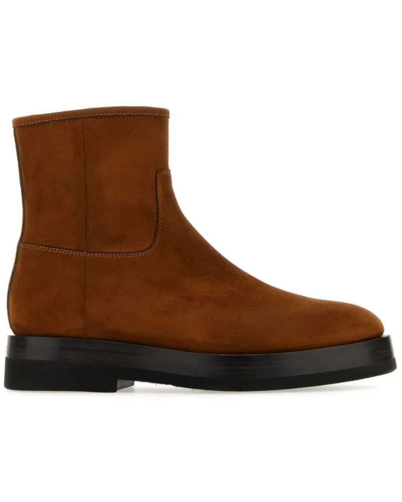Santoni Knöchelhohe Wildlederstiefel - Braun Braun