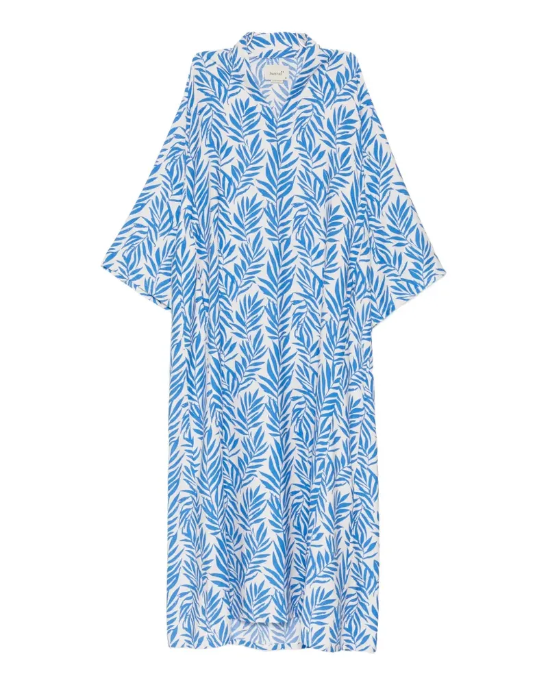 Bambah Naira Moza Kleid - Blau Blau