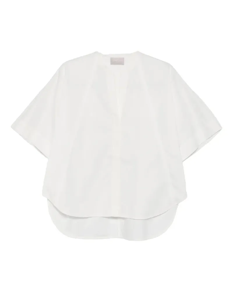 hemisphere V-neck shirt - Weiß Weiß