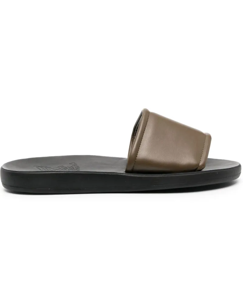 Ancient Greek Sandals Ageos Pantoletten - Grün Grün
