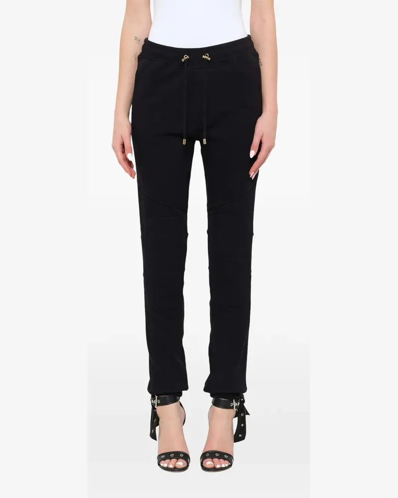 Balmain piping track pants - Schwarz Schwarz