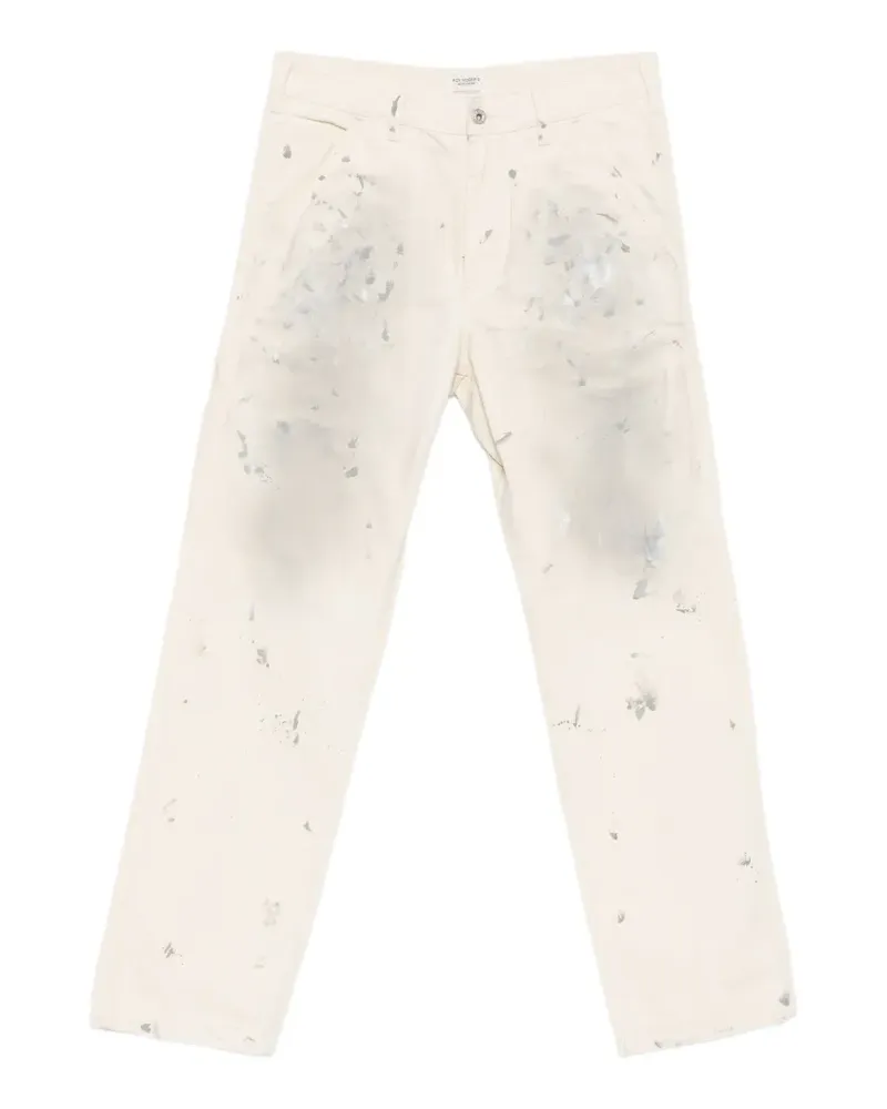 Roy Roger's workwear paint-splatter jeans - Nude Nude