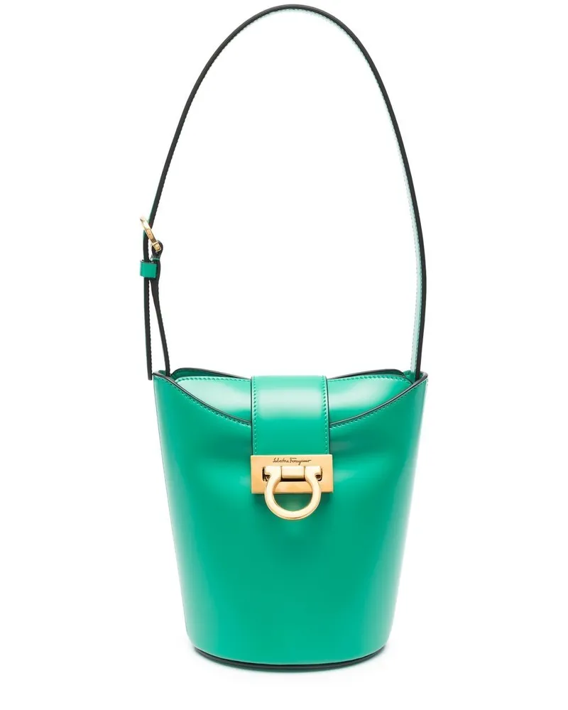 Ferragamo Trifolio Beuteltasche - Grün Grün