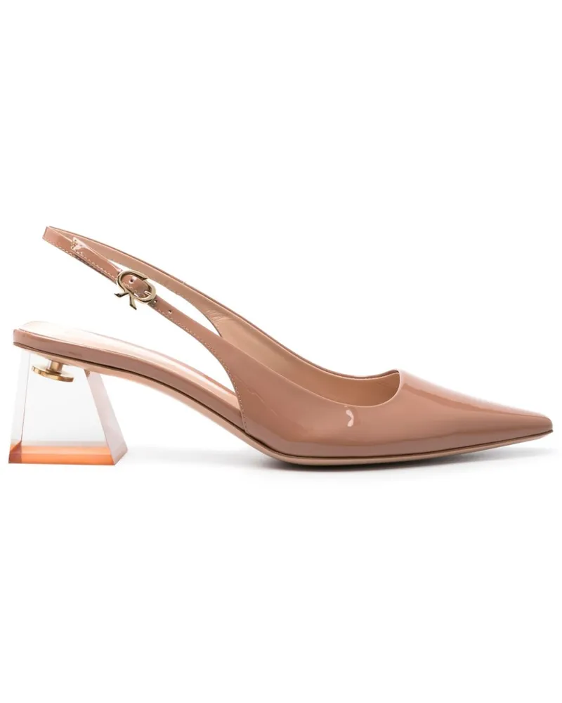 Gianvito Rossi Slingback-Pumps 50mm - Braun Braun